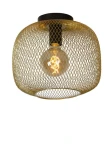 Plafon Lucide Mesh 45185/30/02 Czarny 1xE27 Szer.30cm