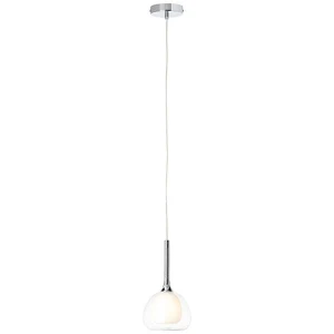 Lampa wisząca Brilliant HADAN srebrna 1xE14 wys.126cm