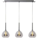 Lampa wisząca Brilliant HADAN transparentna 3xE14 wys.120cm