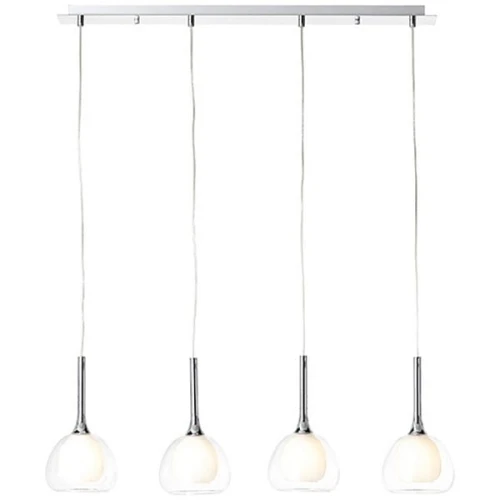 Lampa wisząca HADAN srebrna 4xE14 wys.120cm