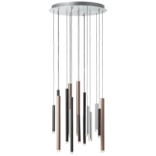 Lampa wisząca CEMBALO brązowy wenge 14xLED wys.180cm