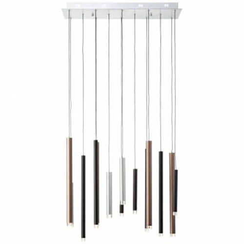 Lampa wisząca CEMBALO brązowy wenge 14xLED wys.180cm
