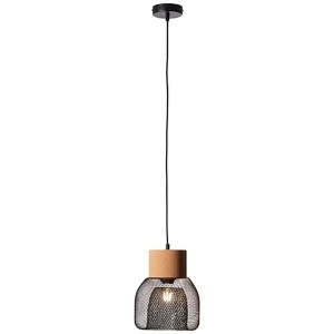 Lampa wisząca Brilliant FLAKA czarna 1xE27 wys.115cm