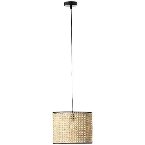 Lampa wisząca Brilliant WILEY brązowy wenge E27 1 E27 wys.174cm