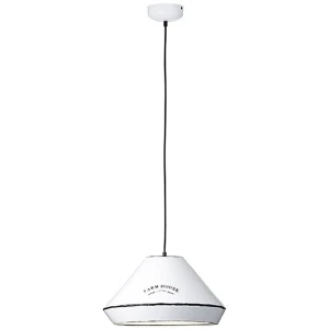 Lampa wisząca Brilliant GRAIN biała 1xE27 wys.130cm