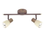 Plafon Brilliant LUCA miedziany 2xE14 szer.35cm 35813/56