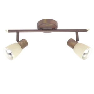 Plafon Brilliant LUCA miedziany 2xE14 szer.35cm 35813/56