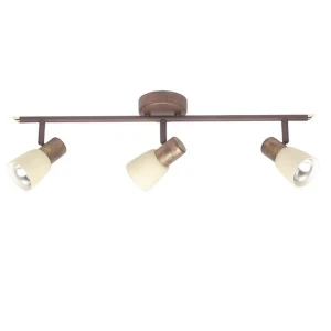 Plafon Brilliant LUCA miedziany 3xE14 szer.46cm 35816/56