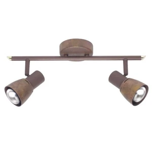 Plafon Brilliant LAVA miedziany 2xE14 szer.37cm 39513/56