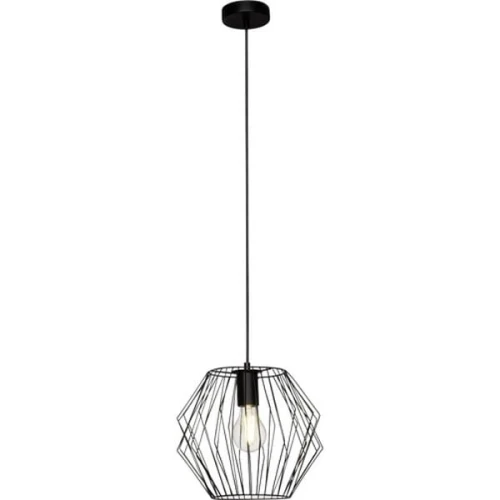Lampa wisząca NORIS czarna 1xE27 czarna wys.100cm