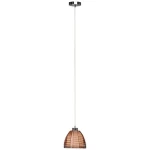 Lampa wisząca Brilliant RELAX brązowy/wenge 1xE27 wys.126cm