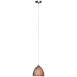 Lampa wisząca Brilliant RELAX brązowy/wenge 1xE27 wys.126cm