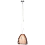 Lampa wisząca Brilliant RELAX brązowy/wenge 1xE27 wys.130cm