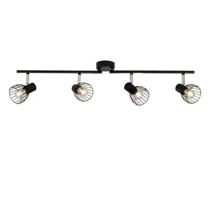 Spot Brilliant BLACKY czarny 4xE14