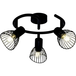 Plafon Brilliant ELHI czarny 3xE14 71933/06