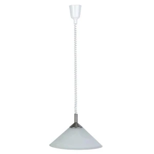 Lampa wisząca Brilliant ARIANA srebrna E27 1 E27 wys.80cm