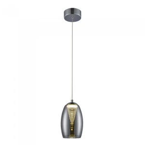 Lampa wisząca Brilliant METROPOLIS czarna 1xLED wys.128cm