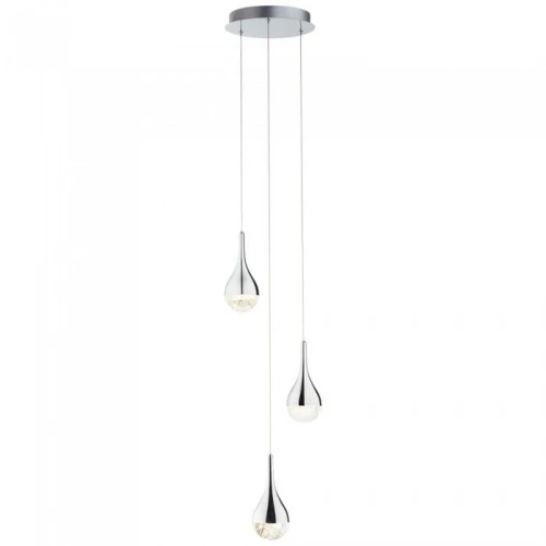Lampa wisząca FRIZZANTE srebrna 3xLED wys.143.5cm