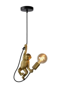 Lampa wisząca Lucide Extravaganza Chimp 10402/01/30 Czarna 1xE27 185cm