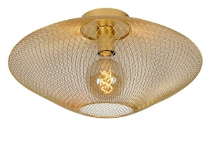 Plafon Lucide Mesh 21123/45/02 Złoty