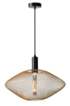 Lampa wisząca Lucide Mesh 21423/45/02 Złota 1xE27 135cm
