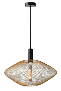 Lampa wisząca Lucide Mesh 21423/45/02 Złota 1xE27 135cm