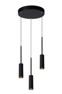 Lampa wisząca Lucide Tubule 24401/21/30 Czarna 3xled 169cm