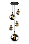 Lampa wisząca Lucide Julius 34438/05/65 Szara 5xE27 150cm