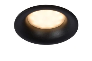 Oprawa Podtynkowa Lucide Ziva Czarna Okrągła GU10