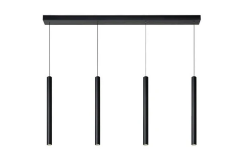 Lampa wisząca LORENZ 74403/04/30 czarna 4xLED wys.180cm