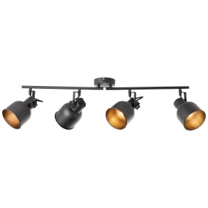 Plafon Brilliant ROLET 49631/76 czarny 4xE14 szer.76cm