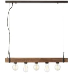 Lampa wisząca Brilliant WOODHILL 93725/76 czarna 5xE27 czarna 110cm