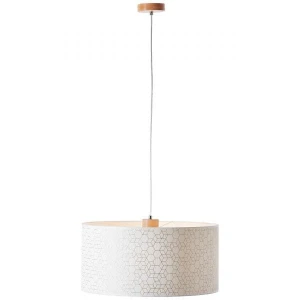 Lampa wisząca Brilliant GALANCE 99186/75 biała 1xE27 wys.118cm