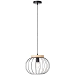 Lampa wisząca Brilliant SORANA 99234/76 czarna 1xE27 wys. 130cm