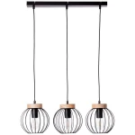 Lampa wisząca Brilliant SORANA 99236/76 czarna 3xE27 wys.116cm