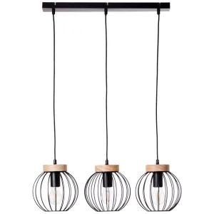 Lampa wisząca Brilliant SORANA 99236/76 czarna 3xE27 wys.116cm