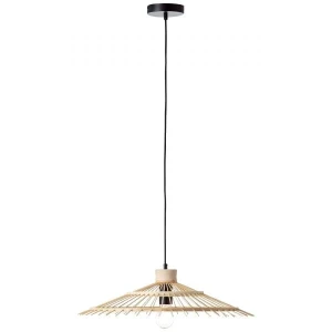 Lampa wisząca Brilliant PIRAE 99248/76 czarna 1xE27 wys.100cm