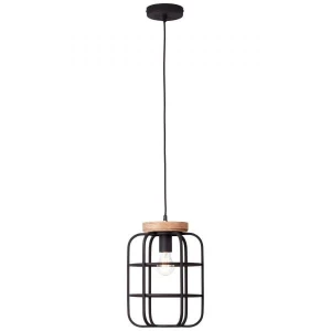 Lampa wisząca Brilliant GWEN 99254/66 czarna 1xE27 wys.147cm