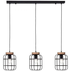 Lampa wisząca Brilliant GWEN 99256/66 czarna 3xE27 wys.142cm