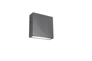 Kinkiet zewnętrzny Lutec GEMINI XF 5104004001 szary