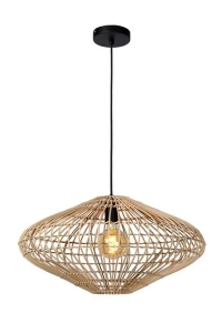 Lampa wisząca Lucide Magali 03435/56/72 Drewniany E27 1 E27 160cm