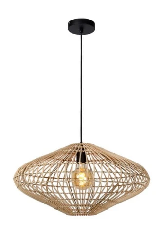 Lampa wisząca MAGALI 03435/56/72 drewniany E27 1 E27 wys.160cm