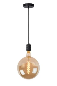 Lampa wisząca Lucide Jova 08426/01/30 Czarna 1xE27 160cm