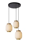 Lampa wisząca Lucide Gosse 13435/03/31 Biała 3xE27 170cm