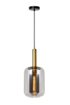 Lampa wisząca Lucide Joanet 45494/01/65 Szara 1xE27 180cm
