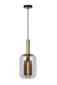 Lampa wisząca Lucide Joanet 45494/01/65 Szara 1xE27 180cm