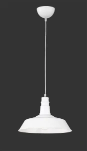 Lampa wisząca RL WILL R30421001 biała 1xE27 wys.150cm