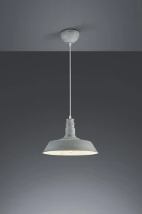 Lampa wisząca RL WILL R30421078 szara 1xE27 wys.150cm