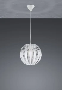 Lampa wisząca RL PUMPKIN R30473001 biała 1xE27 wys.150cm