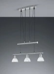 Lampa wisząca Trio LEVISTO 371010307 szara 3xE14 wys.160cm